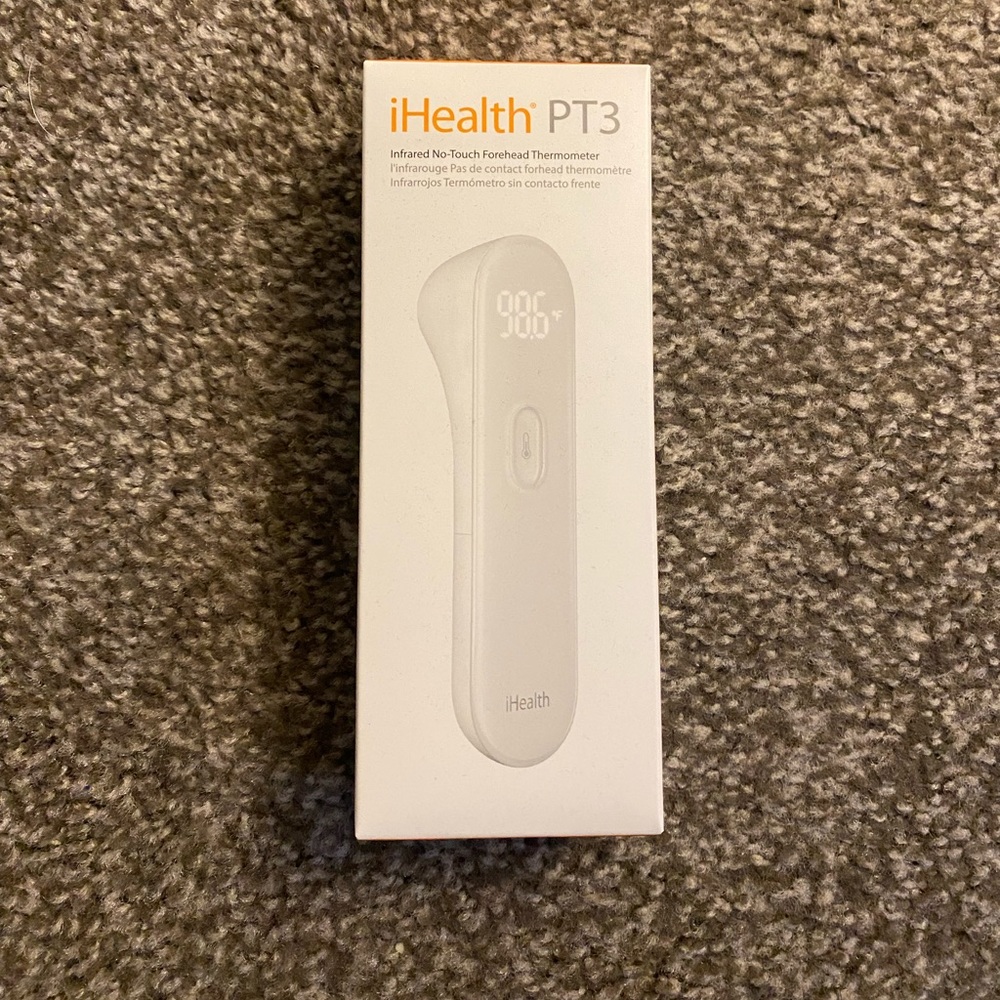 iHeallth P3 Infrared No-Touch Forehead Thermometer Brand New